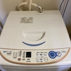 SANYO 5.0kg全自動洗濯機 ASW-50Tの画像