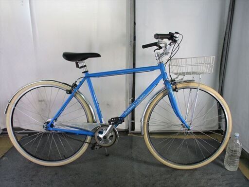 Ｄ523　★26800円★整備済み スポーツ中古自転車 【クロスバイク 青　50ｃｍ】