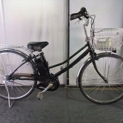 D527 ☆整備済み 中古電動自転車☆Panasonic【26インチ 黒 8.9Ah】
