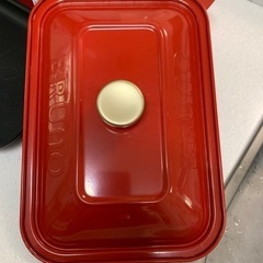 取引中　BRUNO 赤　ホットプレートの画像