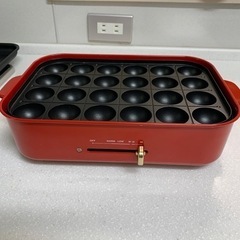 取引中　BRUNO 赤　ホットプレートの画像