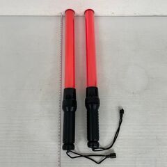 【ジモティ限定特価】 赤色LED誘導灯 レギュラーサイズ 誘導棒...