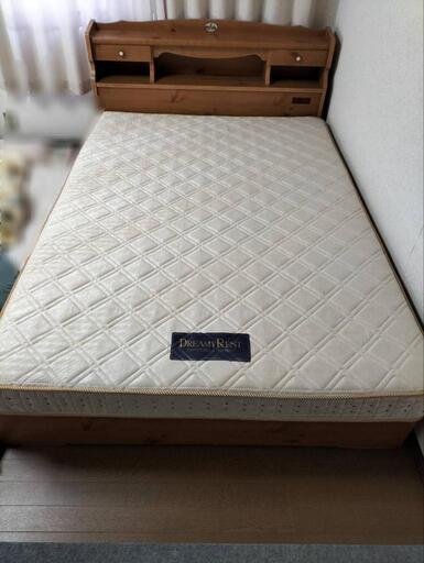 《決まりました》家具 ベッド ダブルベッド