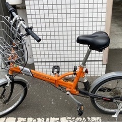《決定済・返信できません》折りたたみ自転車【現状品・変速故障】
