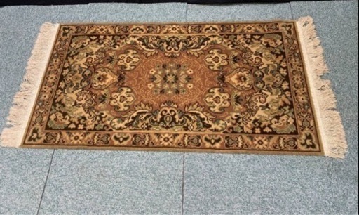 M10014【絨毯 】ドイツ製 MOGUL TEPPICH-SIEGEL NORDPFEIL ウール 羊毛 100%