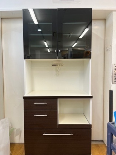 N631★レンジボード★カップボード★食器棚★幅900mm