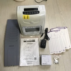 たか様決定タイムレコーダーとタイムカードラック
