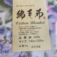 綿毛布の画像