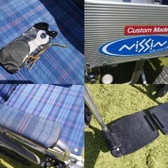 日進 NISSIN 車椅子 折りたたみ式 ニッシン 介護用品　/TJ-1809の画像