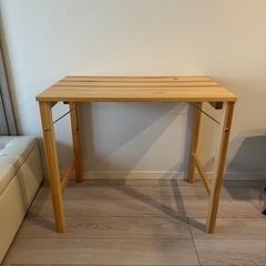 無印良品　折りたたみ可能木材デスク