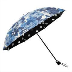 ★ 美品❗【シンクビー】晴雨兼用  折りたたみ傘 ［ブルーローズ］【定価7,900円/現行品】北九州店舗店頭販売のみの画像