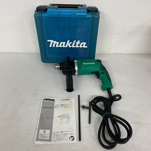 【makita】 マキタ 震動ドリル 16mm 電動工具 付属品 ケース付き M816 S0029