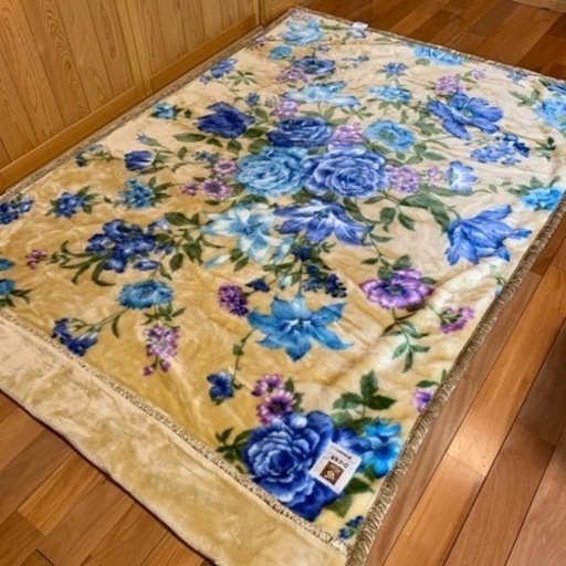 美品/未使用に近い　シングル　毛布　西川