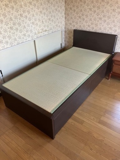 たたみベッド　引き出し収納付き