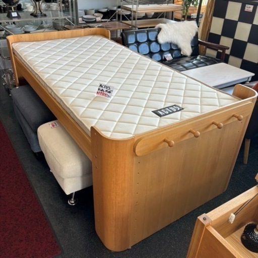 ACTUS アクタス キッズ 子供 ベッド ベッドフレーム マットレス 寝室 子供部屋 シンプル おしゃれ