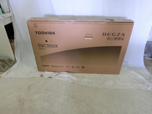 【新品】東芝　4K液晶テレビ　REGZA　50C350X　外付けHDD　裏番組録画　ネット動画対応　レグザ　TOSHIBA