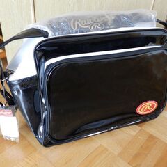 【未使用品】ローリングス　エナメルショルダーバッグ（大）
