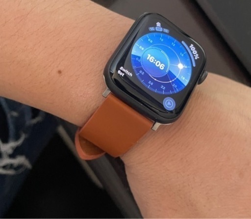 破格‼️14時まで限定‼️【状態良好】Apple Watch se（GPS）44mmスペースグレイ 本革レザーベルト＋本体全面保護カバ