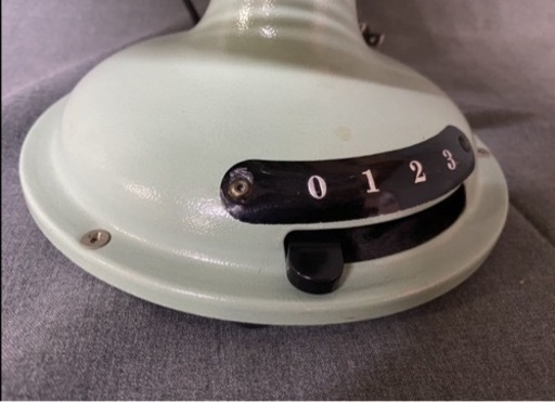 M14172【 レトログリーン 扇風機 】 ハモサ ノスタルジックでかわいい ４枚羽 2011年製 HERMOSA 