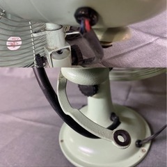M14172【 レトログリーン 扇風機 】 ハモサ ノスタルジックでかわいい ４枚羽 2011年製 HERMOSA の画像