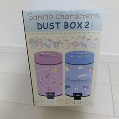ゆうパック送料着払い　新品　サンリオダストＢＯＸ２色の画像