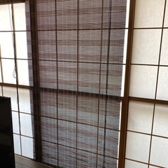 すだれ　簾　ロールアップ式　幅88×高さ180  3本セット