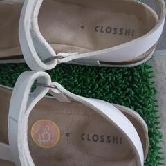 CLOSSHI サンダル 白 Mサイズの画像