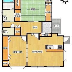 東南角地の平家住居