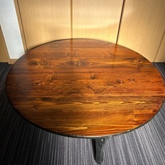 昭和レトロ　ちゃぶ台　直径90cmの画像