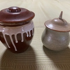 決まりました。漬物壺　梅壺　ミニ壺の画像