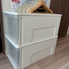 天馬押入れ用衣装ケース日本製2個