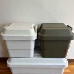 無印良品コンテナボックス白の画像