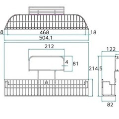 LIXIL・サンウエーブ ワイヤーポケット キッチン部品 [SDｼﾝｸﾏﾅｲﾀSTﾂｷX_1365425]の画像
