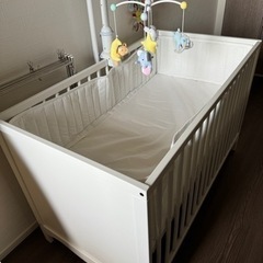 IKEAのベビーベッドお譲りしますの画像