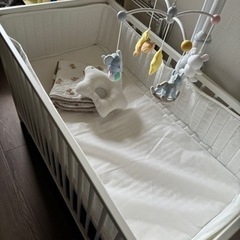 IKEAのベビーベッドお譲りしますの画像
