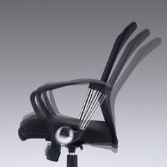 サンワサプライ   高機能メッシュOAチェア ガス圧昇降　座面背面ロッキング機能　肘付きの画像