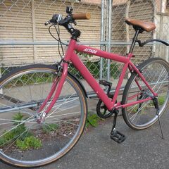 ２６インチのクロスバイクです。　外装６段ギア付です。