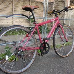 ２６インチのクロスバイクです。　外装６段ギア付です。の画像