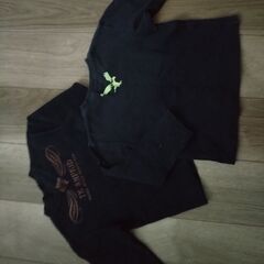 子供服110 　TK SAPKID ティーケイサップキット　厚手長袖シャツ２枚組の画像