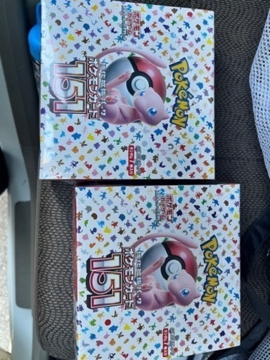 売れました　ポケモンカード151  未開封　シュリンク付き