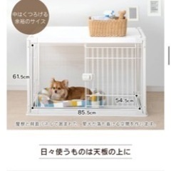 犬小屋　ほぼ新品　トイレ付の画像