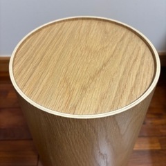 無印良品　ゴミ箱　丸型　の画像