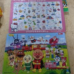 ミッフィー　アンパンマン　キティちゃん　パズルの画像