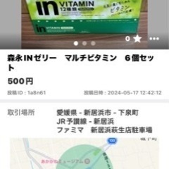 森永INゼリー　マルチビタミン　6個セット+ミヤタのヤングドーナツ　20袋入 　の画像