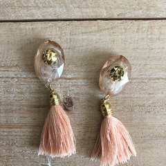 アフタヌーンティー 新品 フリンジ ビジューピアスの画像