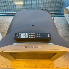 SONY トリニトロン ブラウン管TV 14インチ（2005年製）の画像