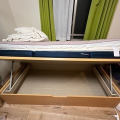 家具 ベッド ダブルベッドの画像