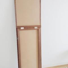 ナチュラルウッドの姿見の画像