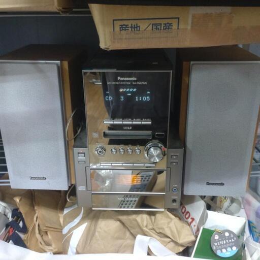 家電 オーディオ コンポ　Panasonic　CDMDコンポ