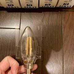 シャンデリア球　LED　E12口金
